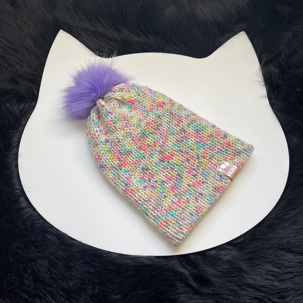 Handmade Colorful Knit Beanie Winter Hat